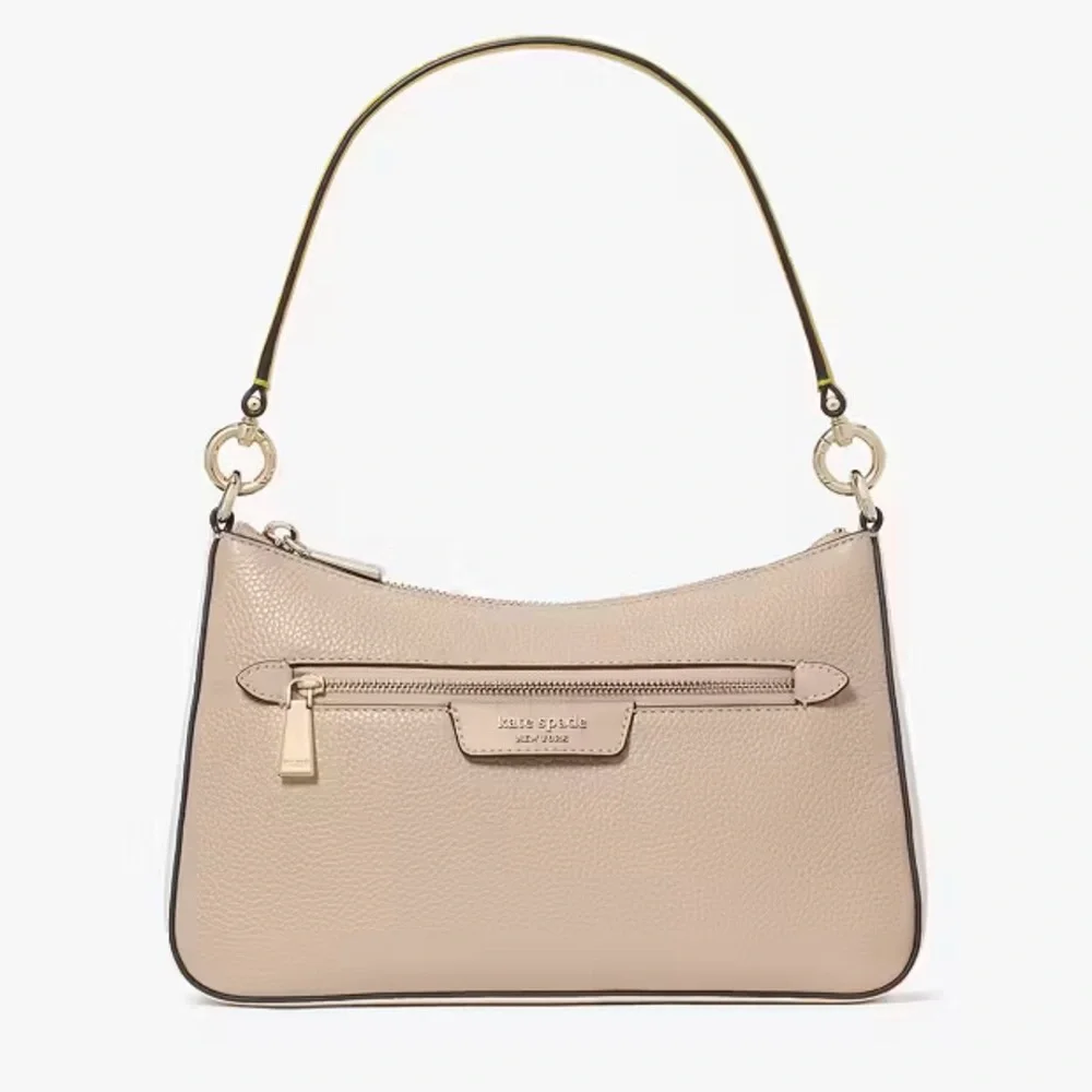 Kate Spade Hudson Colorblocked Convertible Crossbody Timeless Taupe Multi